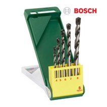 보쉬 콘크리트 석재용 드릴비트 5P, 단품