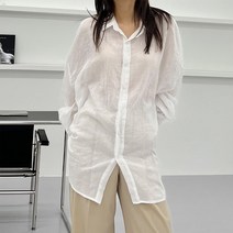(모노레인) 왕박시 거즈 긴팔남방 G 9018