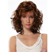 짧은 곱슬 가발 여성 중년 여성 짧은 파마헤어kns2210, 단일사이즈, 여성파마머리