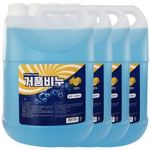 버블솝(거품비누) 4L 4개 리필용 손세정제 대용량 업소용 휴게소 화장실 버블워시 핸드워시 핸드클린 물비누 레몬향