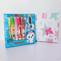 아이템몰 어린이집 생일선물 어린이날 유치원 친구 생일 단체 선물 답례품 구디백, 1개, 스탬프싸인펜(7색)