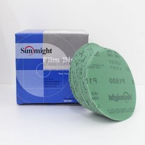 태양연마 원형사포 6인치 무홀 (원형필름- P2000)(100개입), 6인치무홀필름P2000 100개입