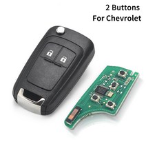[]스마트키복사 차 디지털 개조 버튼 열쇠 KEYYOU 쉐보레 말리부 크루즈 아베오 스파크 오펠 복스홀용 원격 2 3 45 BTN 315 433MHz ID46 칩, 315mhz+2BTN For Chevrolet