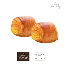 우리가스토리 프랑스프리미엄 미니 뺑라크림 냉동빵 냉동생지, 40g, 15개