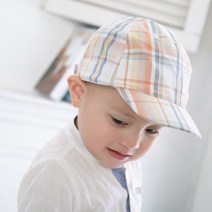 슬림체크 아기캡모자48-52cm 300059 221200EA