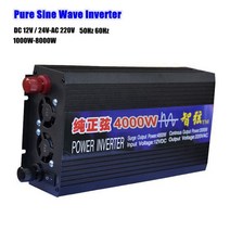 자동차 인버터 3000W 순수 사인파 인버터 DC 12V ~ 50Hz 전압 변압기 태양광 오프 그리드, 01 1000W_01 12V_01 220V