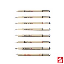 사쿠라 피그마 마이크론 낱개 003~08 mm PN 브러쉬, 08-블루