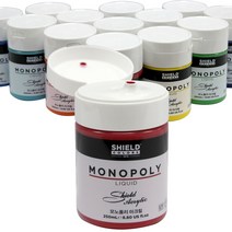 [동화오피스] 쉴드 아크릴물감 대용량 250ml 낱색 / 모노폴리 아크릴컬러, 619 Medium Magenta