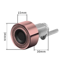 지문인식 도어락 디지털 스마트 30 충전식 열쇠가없는 전자 잠금 캐비닛 잠금 잠금 생체, 30mm 장미5
