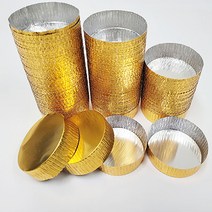 주연상사금박 갈레트 6cm 125개 홈베이킹도구 가레트컵, 지름6cm 높이1.8cm  125개 1줄