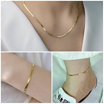 실버925 18k 3mm 스네이크 뱀줄 (팔찌/발찌/목걸이) 3종 은세트