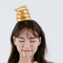 똥 머리띠 스티커사진 엽기 헤어밴드 크리스마스 할로윈파티 연극의상 무도회 파티