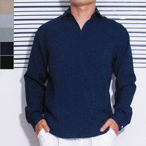 모던클래식 린넨 반오픈 셔츠 남성 여름 기본남방 M-XL 학생 직장인 데일리룩