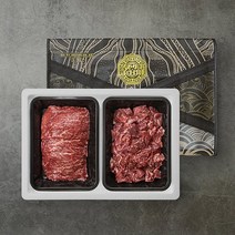 한우 1+ 이상 명품 정육세트 1호 400g (불고기+국거리), 단품