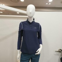 이랜드 [올포유]올포유 여성 봄 간절기 신축성짱 요꼬에리 스포츠 캐주얼 티셔츠 AWTPL1481_동아 강북점, 네이비/110_3