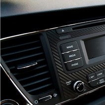 올뉴카니발 오디오패널 카본 데칼 스티커 시트지, 5D유광카본블랙