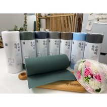 [소중한가족] 오래쓰는 살림뱅크 일회용 수세미 60매, (무료배송) 쓱싹 수세미 4롤, 다크그린