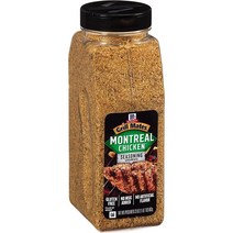 McCormick 그릴 메이트 몬트리올 치킨 시즈닝 23온스 해산물 육류용 마늘/양파/블랙&레드페퍼/파프리카 시즈닝, 23 Ounce (Pack of 6)
