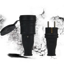 유럽 산업용 암수 플러그 소켓 교체 커넥터 야외 전원 도킹 장치 16A 220V-250V 2P + E IP44