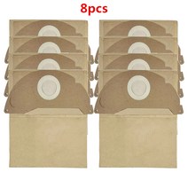 KARCHER 청소기 MV2 WD2000 WD2399 A2000 A2099 WD2250 A2004 A2054용 먼지 봉투 액세서리 교체, 8pcs