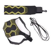 축구 공 저글 가방 보조 제어 기술 보조 회전 벨트 트레이너 축구 킥 던지기 솔로 연습 훈련 장비, 하얀, [01] WHITE