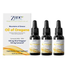 Zane Hellas 그리스 오레가노 오일 원액 100% 15ml 3병 (카바크롤 86~90%) 제인 헬라스