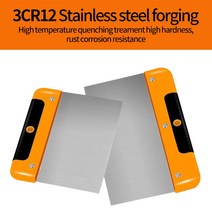 4/6/8/10Inch 스테인레스 스틸 퍼티 나이프 페인트 도구 석고 삽 필링 주걱 스크레이퍼 벽 핸드 툴, 04 10 inch