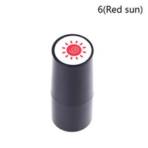 빠른 건조 골프 공 스탬프 1 개 오래 지속되는 스탬퍼 마커 인상 인감 선물 액세서리, [18] red sun