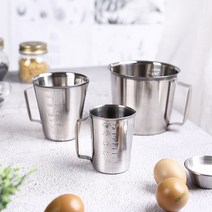 국산 스텐 계량컵 비커 내열 이유식 쌀 공예용, 5000ml