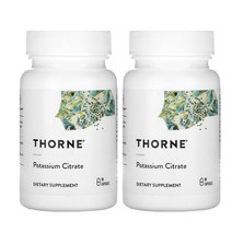 쏜리서치 THORNE 구연산 칼륨 (포타슘) 99mg 90정 x2, 2병
