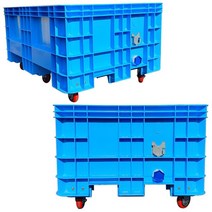 세화파렛텍 플라스틱 점보상자 점보박스 1000L (바퀴포함) - 대용량 식품 공업 액체, 1개