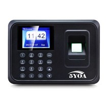 지문 출석 생체 인식 기계 시스템 직원 키패드 전기 시간 시계 레코더 USB 데이터 관리, A01 Attendance_미국 플러그 | Spanis