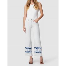 Hudson 로지 하이라이즈 와이드 레그 진 넥타이 염색 표백제