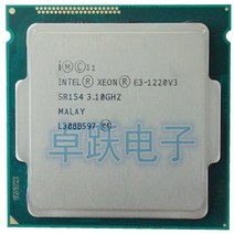 리퍼 CPU 기존 인텔 제온 E3-1240V3 CPU 3.40GHz 8M LGA1150 쿼드 코어 데스크탑 V3 프로세서 E3, 한개옵션0