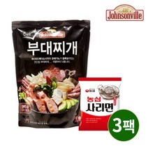 쟌슨빌 오리지널 부대찌개 965g 3팩 + 라면사리 3개