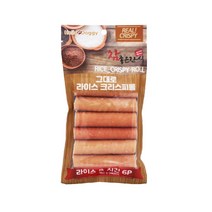애완견 순수 쌀가루 닭고기 말이 간식 5개 기호성좋은