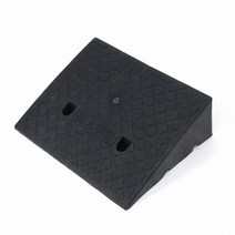 장애인경사로 문턱경사로 안전발판 경사로 고무판 문턱 계단 휠체어 진입판 50X38X15CM, 1개