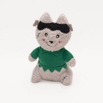 ZippyPaws 615576 지피 포스 할로윈 치키 첨즈 독특한 소리를 가진 부드러운 스퀴커 플러시 강아지 장난감 프랑켄슈타인 울프, 프랑켄슈타인 늑대