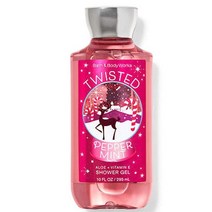 Bath and Body Works 바디 케어 풀 사이즈 샤워 젤 알로에 + 비타민 E 295.7ml(10온스) 트위스트 페퍼민트