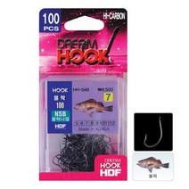 해동조구 드림훅 볼락 블랙니켈 바늘 HH-549 HDF DreamHook 바다낚시바늘