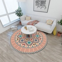 모로칸러그 원형카페트 카펫 빈티지 인테리어 회전 터키 모로코