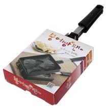 이홈베이커리 국산 붕어빵팬 2구 (직화용 붕어빵틀), 1개