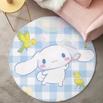 시나모롤 원형러그