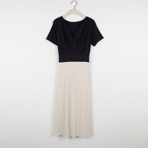 퍼니걸스 9035 슬림 주름 롱 원피스 여성의류