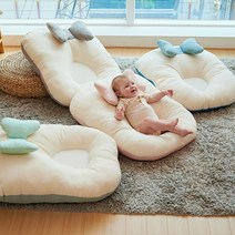 베이비스토리 나비베개 역류방지쿠션/목보호 기능, 안심 그레이