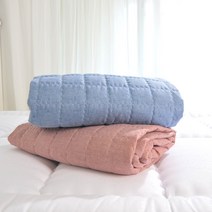 마르코 세미 누빔 요 토퍼커버 3size 2color, 마르코 요토퍼커버 Q 블루