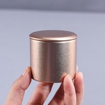 차보관 다도 소형 금속 밀봉 차 상자 캐디둥근 주석 플레이트휴대용 범용 용기차 커피 향신료설탕 보관 항아리, 07 Style 7