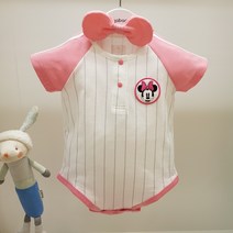 아가방 23 여름 베이비페어! 힙한 베이비 디즈니 미니마우스 바디수트! 헤어밴드도 같이 여름 반소매 슈트 이쁘지롱! 편한것도 캡 귀욥따 반팔 롬퍼! 신생아 우주복 외출복처럼