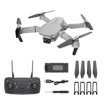 카메라드론초경량 접이식 듀얼 카메라 드론 E88pro 항공기 RC 장난감, 03 Gray 4K Dual Camera