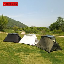 [에르젠] 이화지작 PRO S2-면텐트 (카키 아이보리 블랙), 본품+그라운드시트